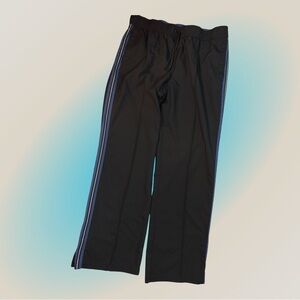 SJB Active Vintage Men's Gray / Blue Joggers-track Pants wide leg Sz L Y2K